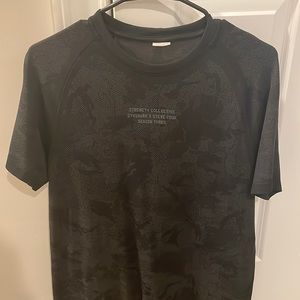 Gymshark x Steve Cook Season Three black camo seamless t shirt